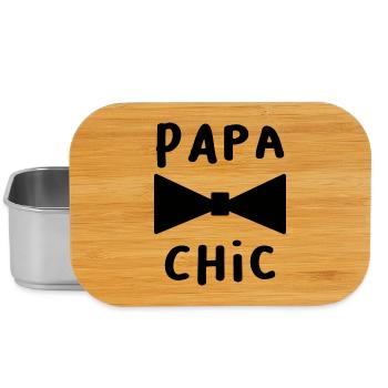 VATERTAG. FROHER VATERTAG. PAPA - Lunch Box - Silber - Vorne