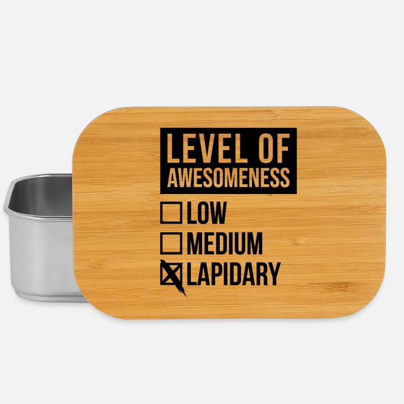 lapidar - Lunch Box - Silber