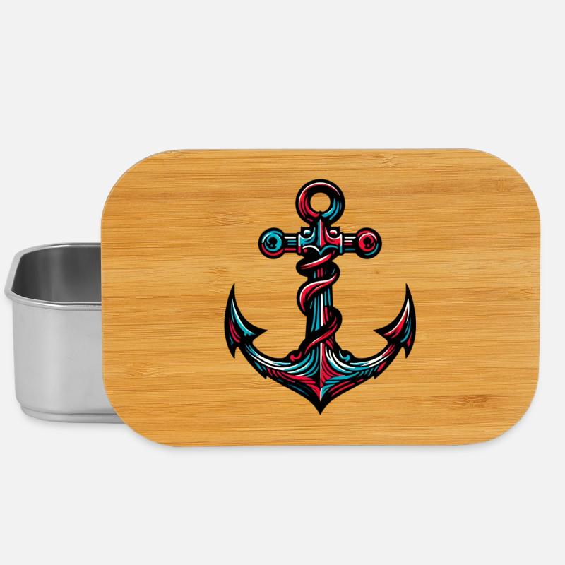 Ein Anker - Lunch Box - Silber