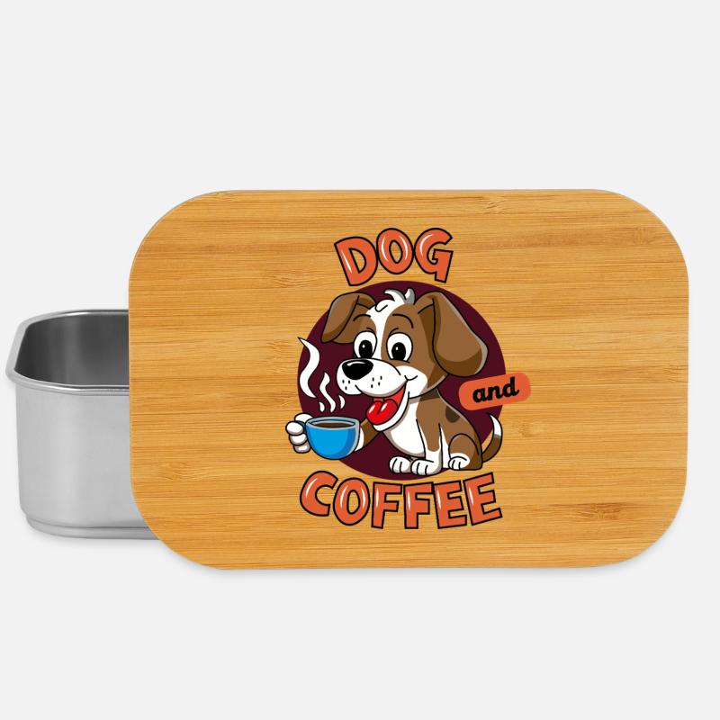 Hund&Kaffee - Lunch Box - Silber