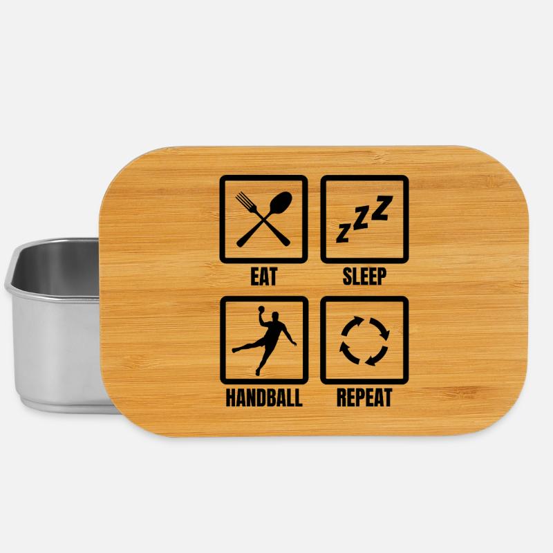 Handballer Zeitplan - Lunch Box - Silber