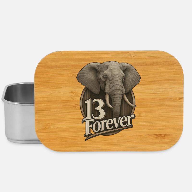 13Elefante - Lunch Box - Silber