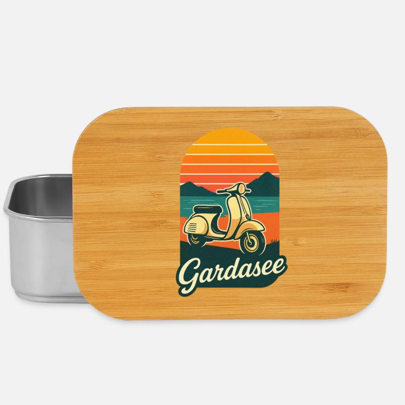 Gardasee - Lunch Box - Silber
