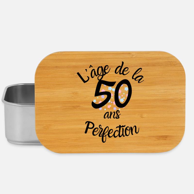 50 ans, l'âge de la perfection - Boîte à goûter - argent
