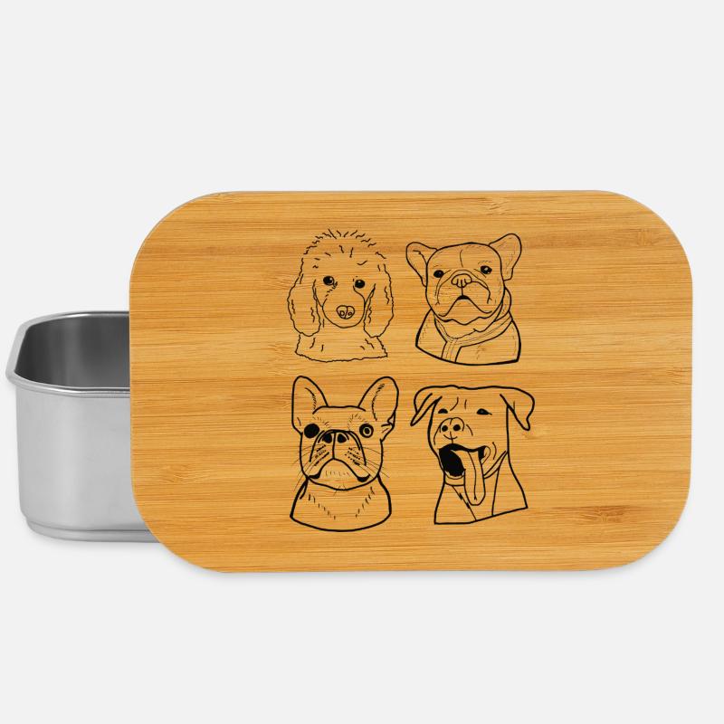Hunde - Lunch Box - Silber