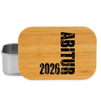 Abitur 2026 - Lunch Box - Silber - Vorne