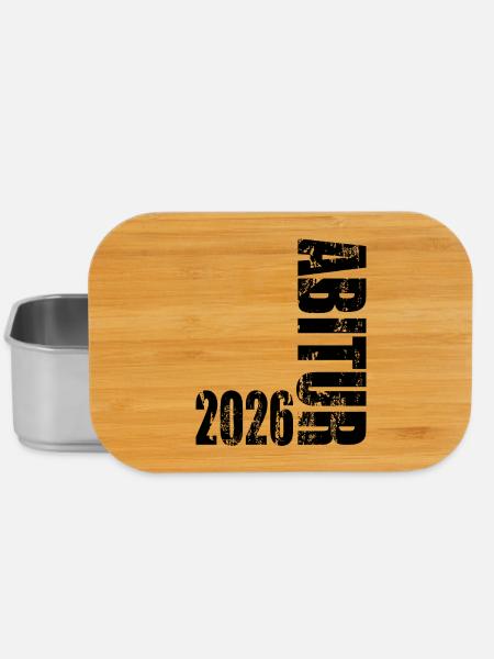 Abitur 2026 - Lunch Box - Silber