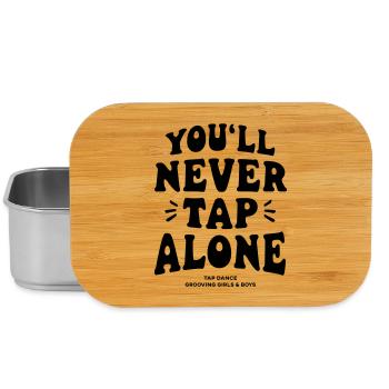Tu ne clapoteras jamais seul - Tap-shirt - Boîte à goûter - argent - Devant