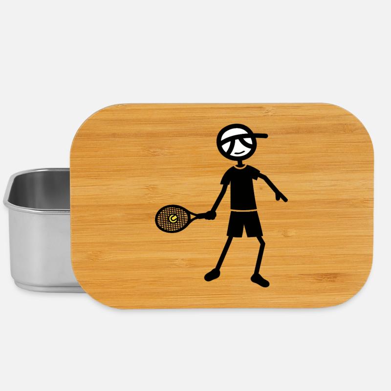 Coup droit de tennis - Boîte à goûter - argent