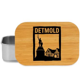 detmold wahrzeichen siilhouette - Lunch Box - Silber - Vorne
