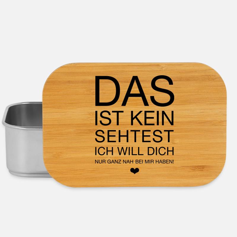 das ist kein sehtest - Lunch Box - Silber