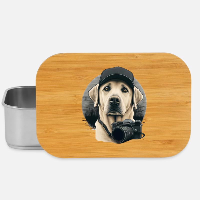 Labrador photographe - Boîte à goûter - argent