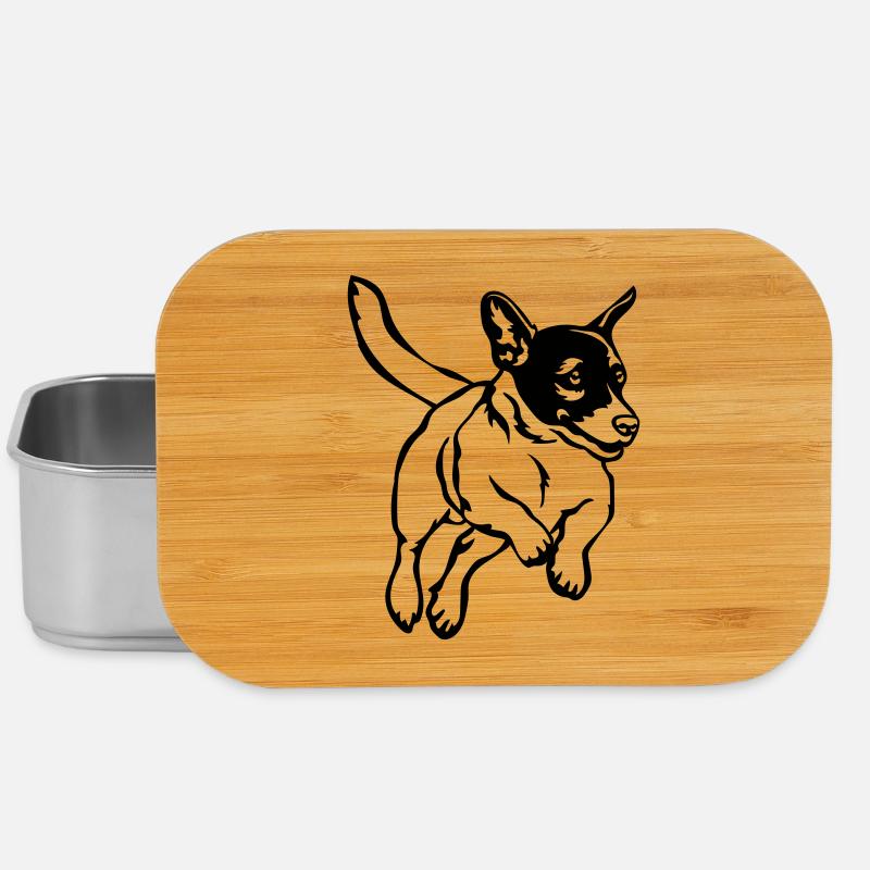 Jack Russell Terrier - Lunch Box - silver