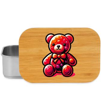 Bear - Lunch Box - silver - Front