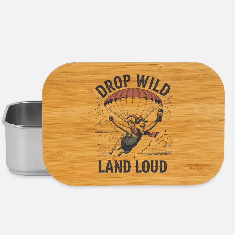 Drop Wild Land Loud - Lunch Box - silver