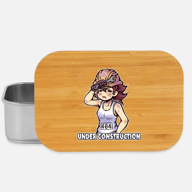 Under Construction - 404 - Lunch Box - silver