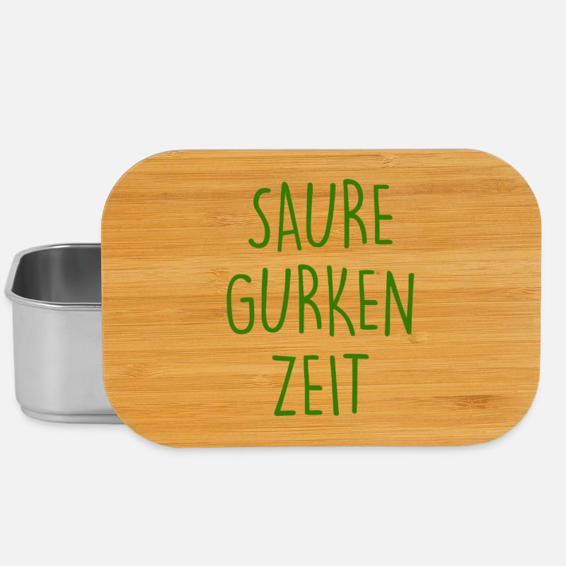 Saure Gurken Zeit - Lunch Box - Silber