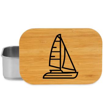 boat - Lunch Box - silver - Front