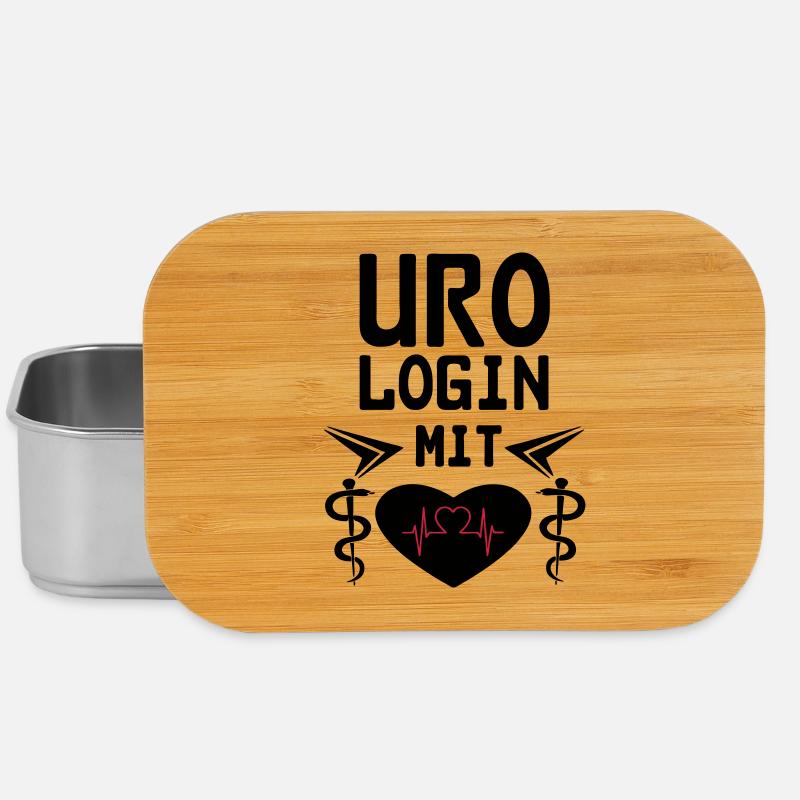 Urologin mit Herz Geschenk - Lunch Box - Silber