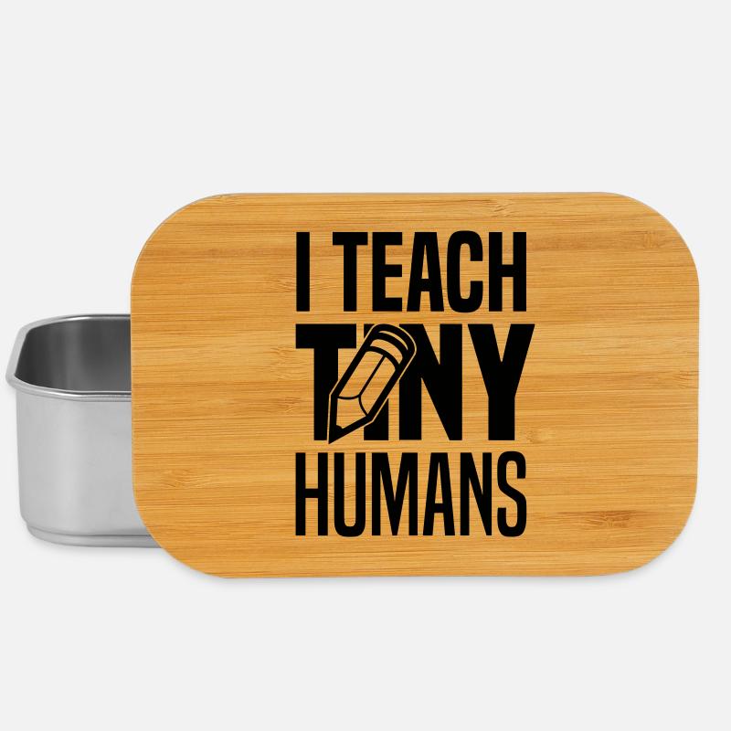 I teach tiny humans - Lunch Box - Silber