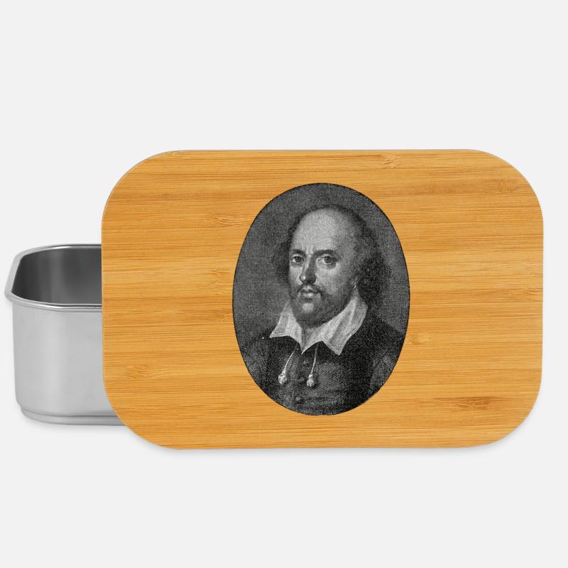 William Shakespeare - Lunch Box - silver