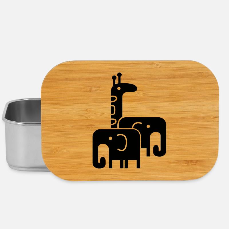 Tiere - Lunch Box - Silber