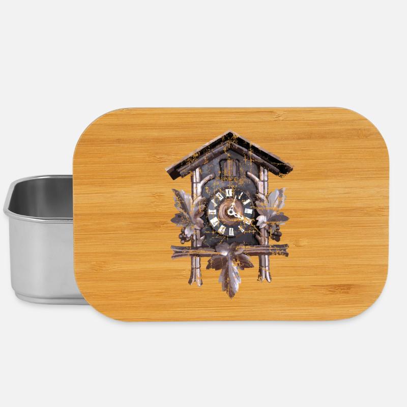 Kuckucksuhr - Lunch Box - Silber