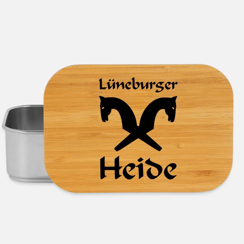 Lüneburger Heide Motiv - Lunch Box - Silber
