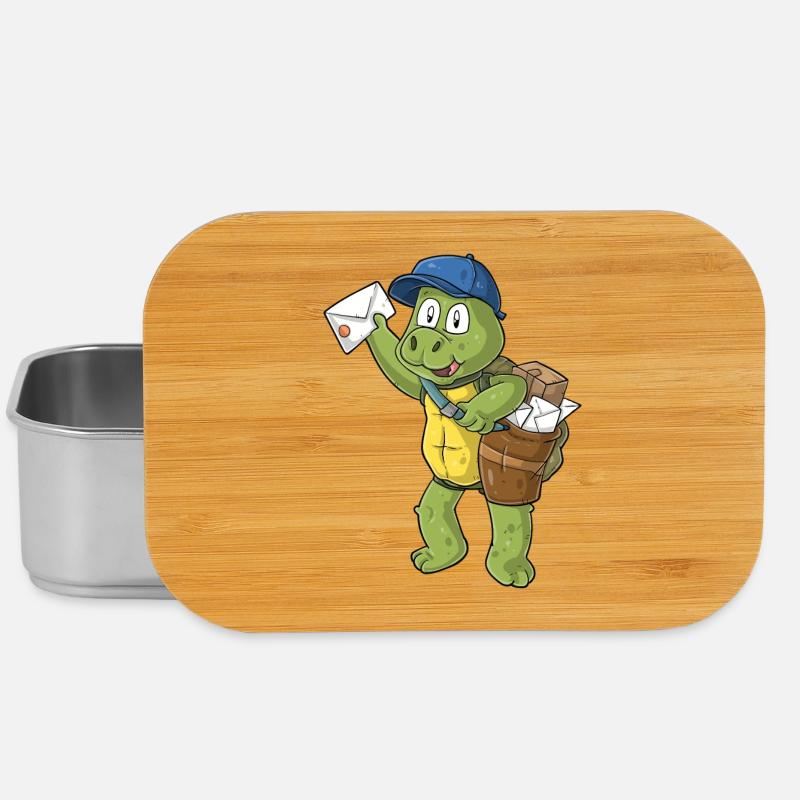 Postbote - Lunch Box - Silber