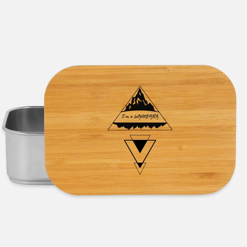 I'm a Waundara - I am a wanderer, dialect - Lunch Box - silver