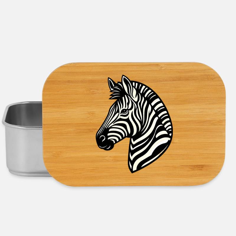 Zebra - Lunch Box - Silber