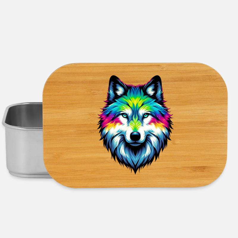 Wolf - Lunch Box - Silber