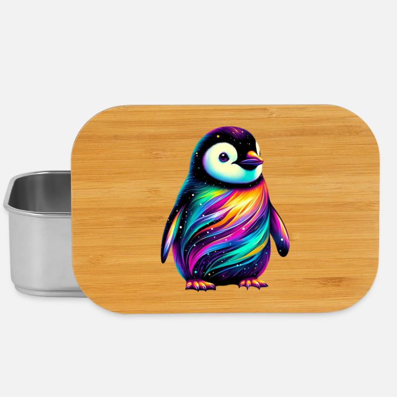 Pinguino - Lunch box - sølv