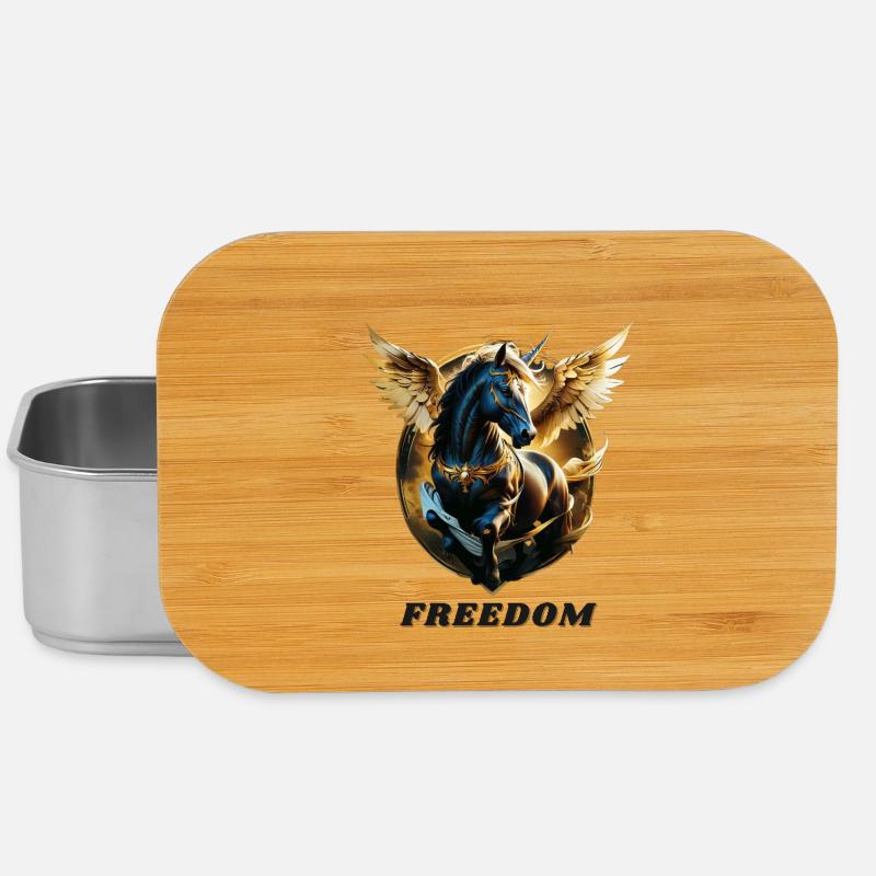 Freiheit - Lunch Box - Silber