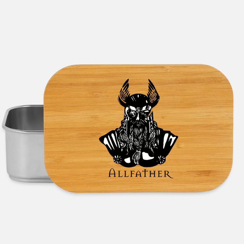 Silhouette du guerrier nordique - Boîte à goûter - argent