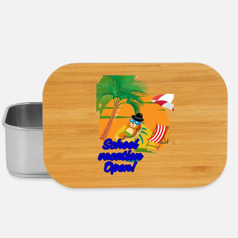 School vacation - Lunch Box - silver