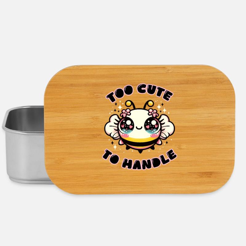 Too Cute To Handle  - Lunch Box - silver