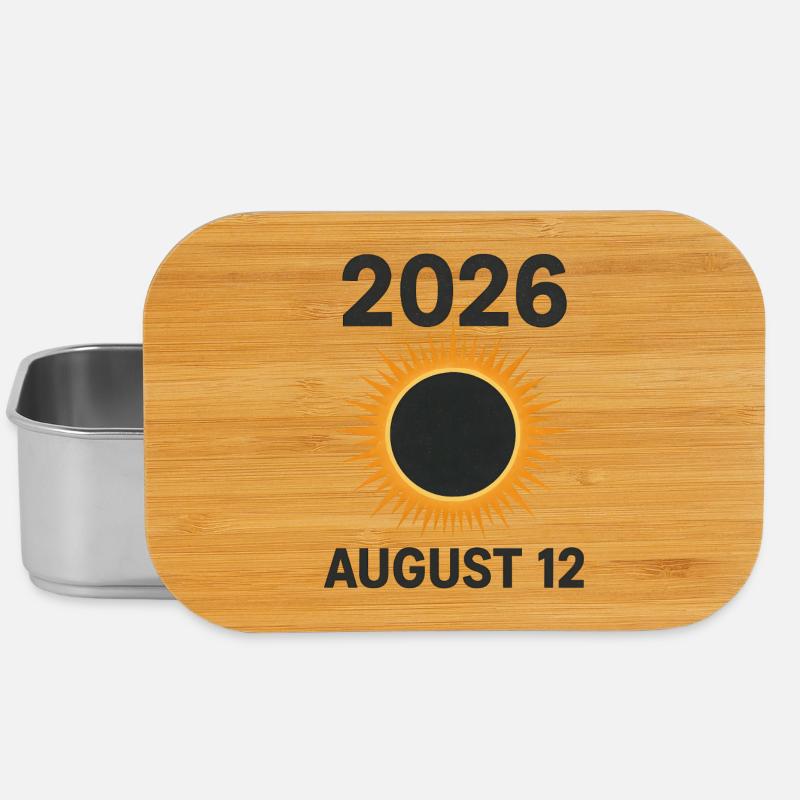 12 août 2026 - éclipse totale de Soleil - Boîte à goûter - argent