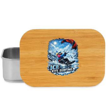 WINTER KITE SURFER GIRL - Lunch Box - Silber - Vorne