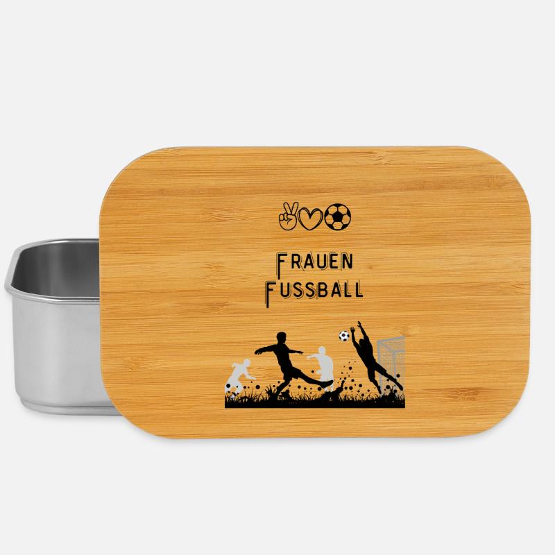 Silhouette de football devant le but - Boîte à goûter - argent