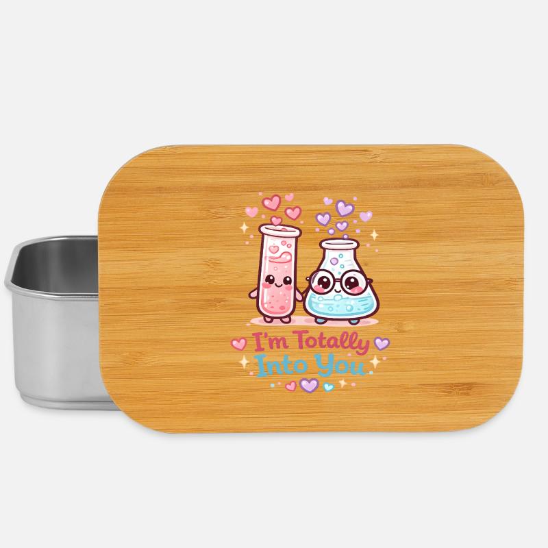 Ich stehe total auf euch Beaker Duo - Lunch Box - Silber