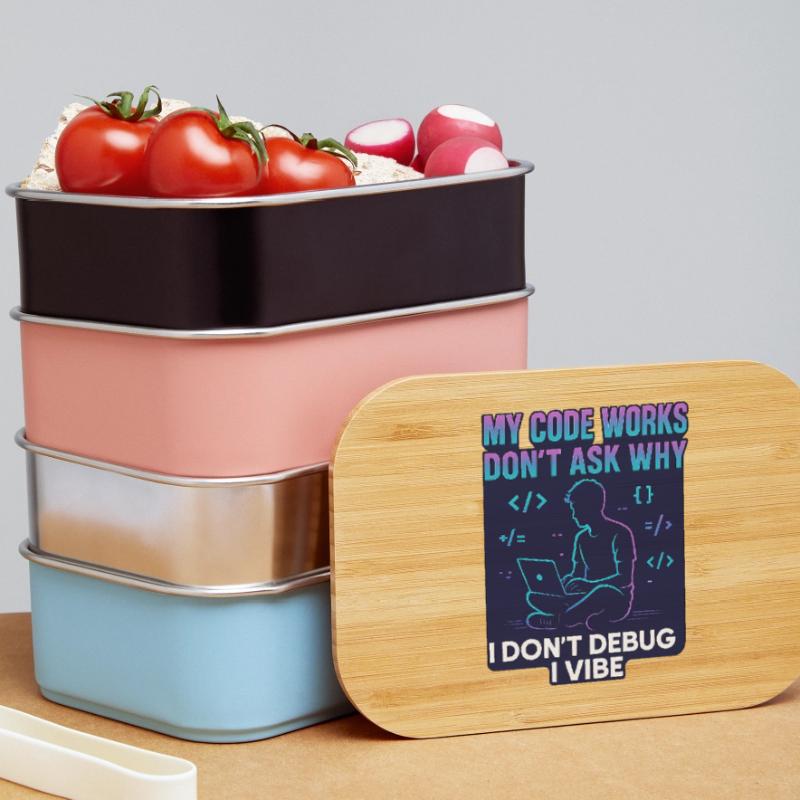 My Code Works Don't Ask Why – Funny Programming Lunch Box