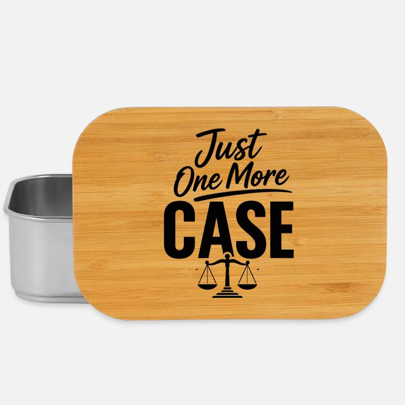 Just One More Case lawyer - Lunch Box - silver