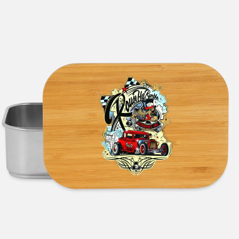 Hot Rod - Lunch Box - Silber