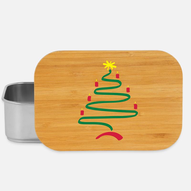 christmas - Lunch Box - silver