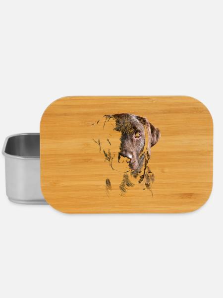 Labrador - Lunch Box - Silber