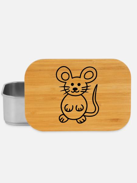 Maus, Mausi - Lunch Box - Silber