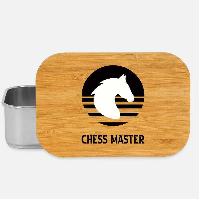 Chess - Lunch Box - Silber