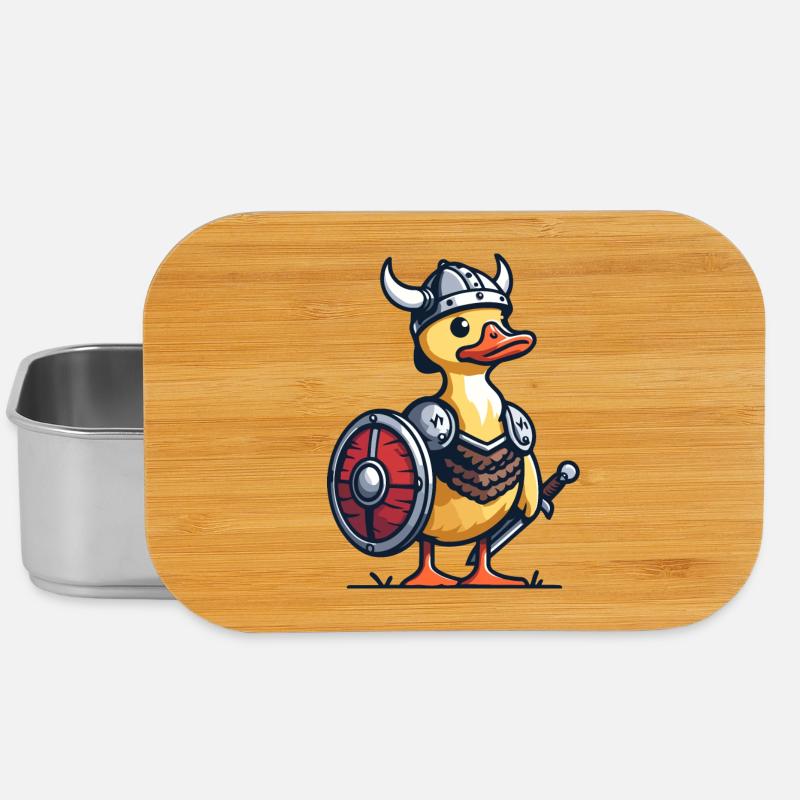 Viking Quack : Le canard du Valhalla - Boîte à goûter - argent