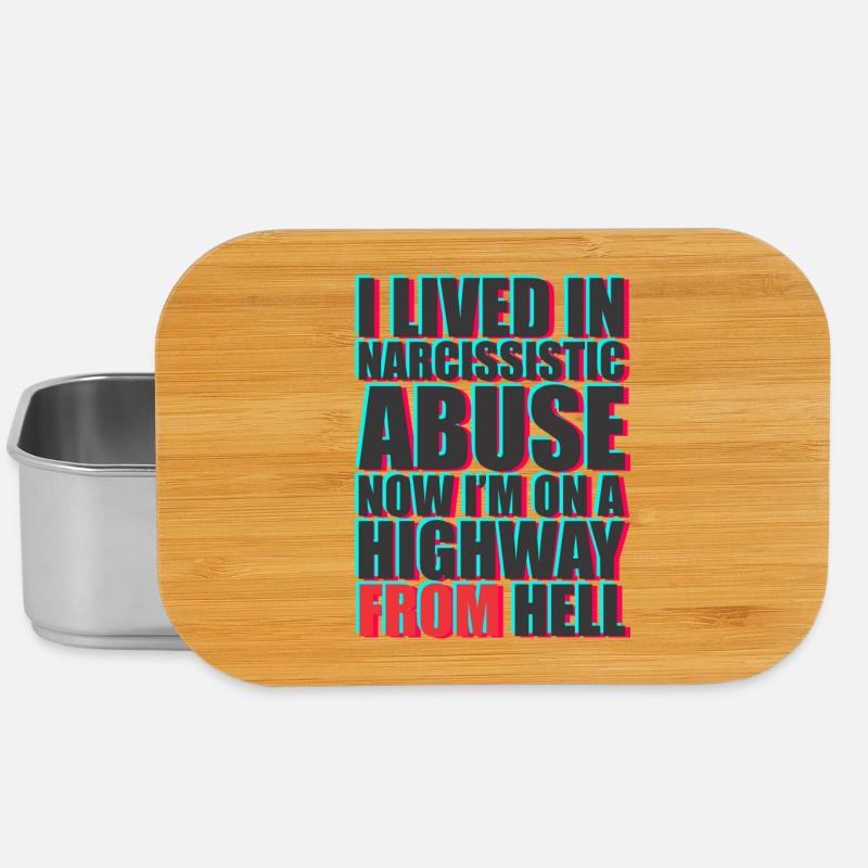 Bold Text Protest Message Design - Lunch Box - silver